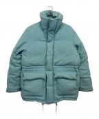AURALEEオーラリー）の古着「BRUSHED ALPACA WOOL DOWN BLOUSON」｜スカイブルー