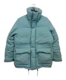 AURALEE（オーラリー）の古着「BRUSHED ALPACA WOOL DOWN BLOUSON 」｜スカイブルー