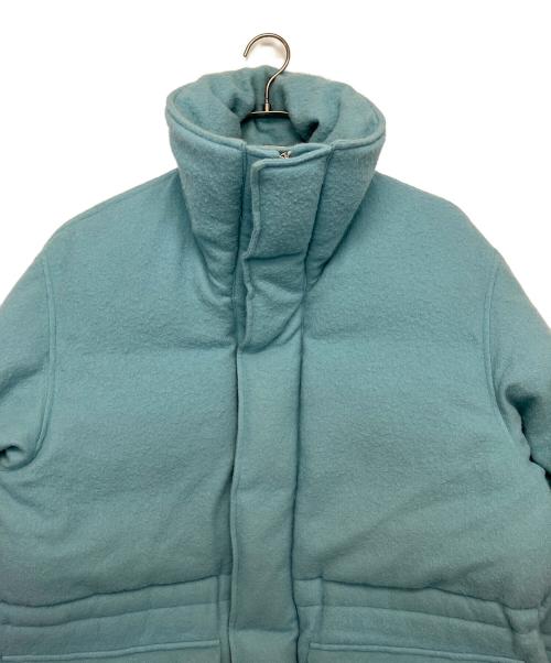 AURALEE（オーラリー）AURALEE (オーラリー) BRUSHED ALPACA WOOL DOWN BLOUSON  スカイブルー サイズ:4の古着・服飾アイテム