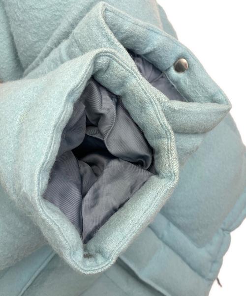 AURALEE（オーラリー）AURALEE (オーラリー) BRUSHED ALPACA WOOL DOWN BLOUSON  スカイブルー サイズ:4の古着・服飾アイテム