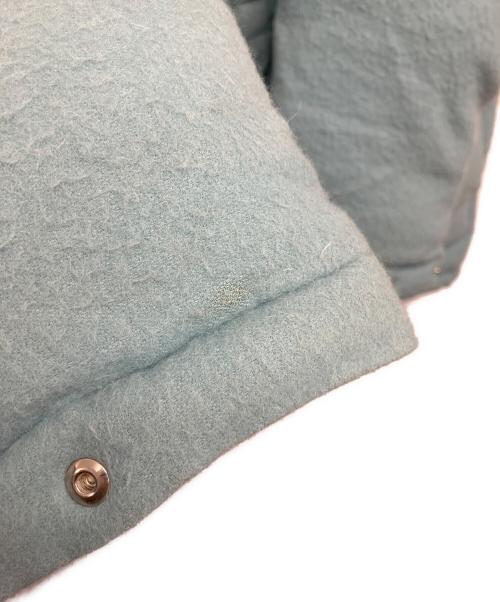 AURALEE（オーラリー）AURALEE (オーラリー) BRUSHED ALPACA WOOL DOWN BLOUSON  スカイブルー サイズ:4の古着・服飾アイテム