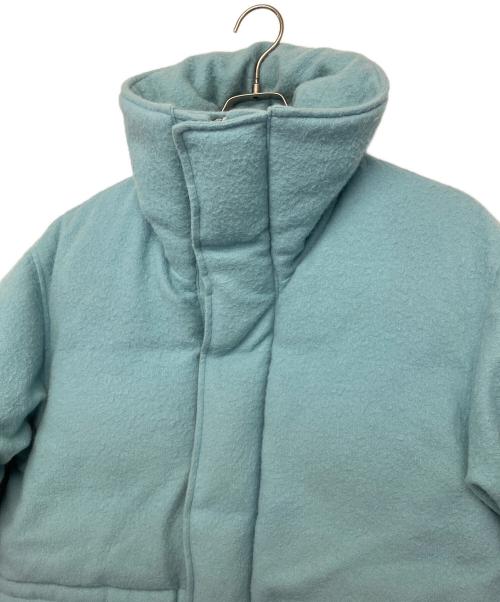 AURALEE（オーラリー）AURALEE (オーラリー) BRUSHED ALPACA WOOL DOWN BLOUSON  スカイブルー サイズ:4の古着・服飾アイテム