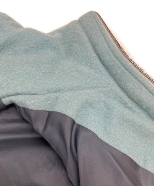 AURALEE（オーラリー）AURALEE (オーラリー) BRUSHED ALPACA WOOL DOWN BLOUSON  スカイブルー サイズ:4の古着・服飾アイテム