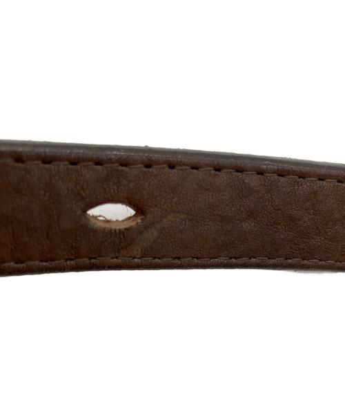 J&M DAVIDSON（ジェイ＆エム デヴィッドソン）J&M DAVIDSON (ジェイ＆エム デヴィッドソン) ウエスタンバックルベルト ブラウンの古着・服飾アイテム