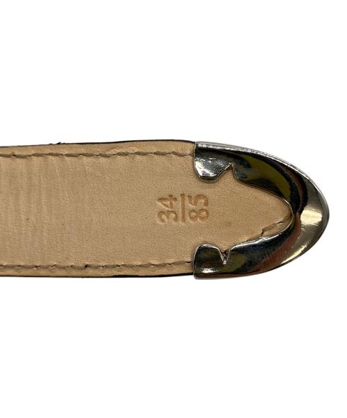 J&M DAVIDSON（ジェイ＆エム デヴィッドソン）J&M DAVIDSON (ジェイ＆エム デヴィッドソン) ベルト クロコ ブラックの古着・服飾アイテム