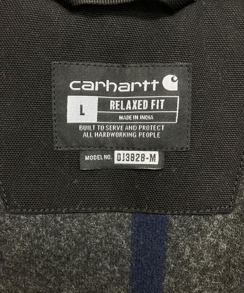 CarHartt（カーハート）CarHartt (カーハート) DUCK DETROIT JACKET BLANKET LINED ブラック サイズ:L　の古着・服飾アイテム