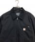 CarHartt (カーハート) DUCK DETROIT JACKET BLANKET LINED ブラック サイズ:L　：20000円