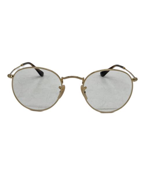 RAY-BAN（レイバン）RAY-BAN (レイバン) 伊達眼鏡 ゴールドの古着・服飾アイテム