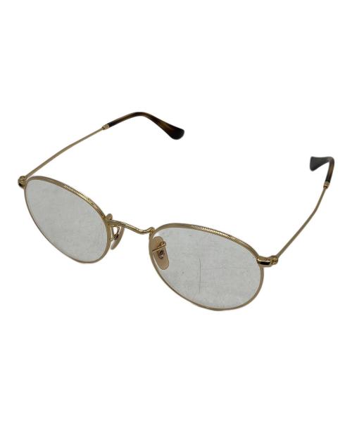 RAY-BAN（レイバン）RAY-BAN (レイバン) 伊達眼鏡 ゴールドの古着・服飾アイテム