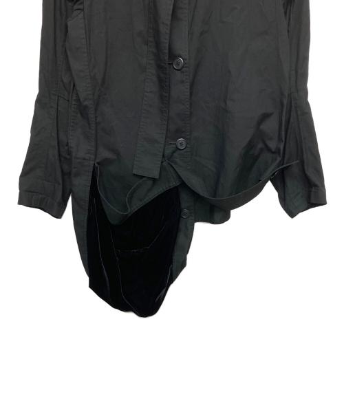 YOHJI YAMAMOTO（ヨウジヤマモト）YOHJI YAMAMOTO (ヨウジヤマモト) 変形デザインジャケット ブラック サイズ:3の古着・服飾アイテム