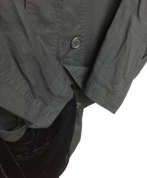 YOHJI YAMAMOTO（ヨウジヤマモト）YOHJI YAMAMOTO (ヨウジヤマモト) 変形デザインジャケット ブラック サイズ:3の古着・服飾アイテム