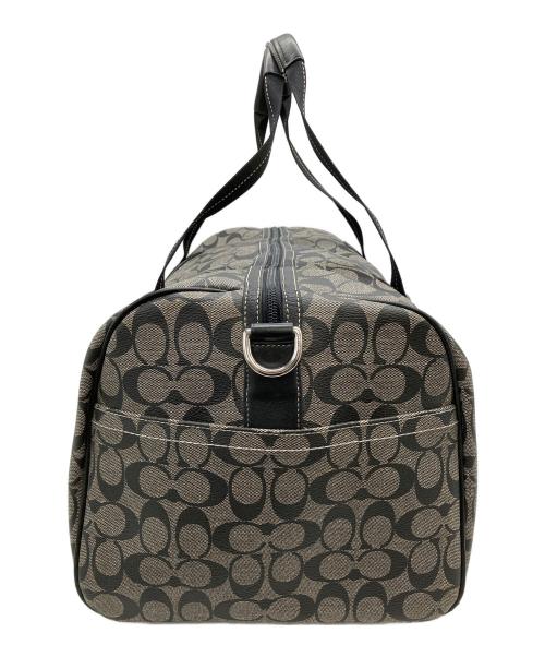 COACH（コーチ）COACH (コーチ) F77278　シグネチャー　ボストンバッグ ブラック×グレーの古着・服飾アイテム