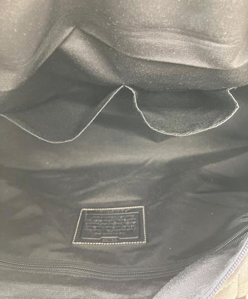 COACH（コーチ）COACH (コーチ) F77278　シグネチャー　ボストンバッグ ブラック×グレーの古着・服飾アイテム