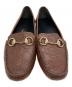GUCCI (グッチ) ビットローファー ブラウン サイズ:38 1/2：22000円