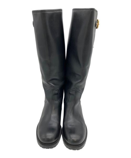 LOUIS VUITTON（ルイ ヴィトン）LOUIS VUITTON (ルイ ヴィトン) MA0162 ロングブーツ ブラック サイズ:38の古着・服飾アイテム