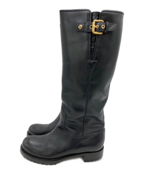 LOUIS VUITTON（ルイ ヴィトン）LOUIS VUITTON (ルイ ヴィトン) MA0162 ロングブーツ ブラック サイズ:38の古着・服飾アイテム