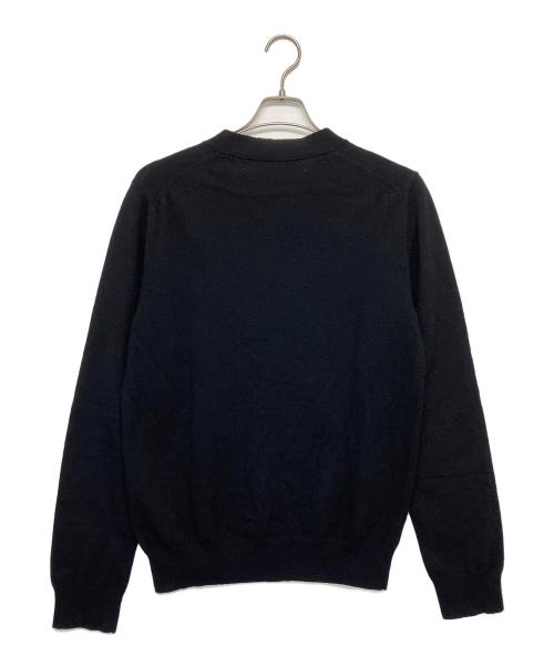 PLAY COMME des GARCONS（プレイコムデギャルソン）PLAY COMME des GARCONS (プレイコムデギャルソン) ハートワッペンカーディガン　AZ-N050 ブラック サイズ:Mの古着・服飾アイテム