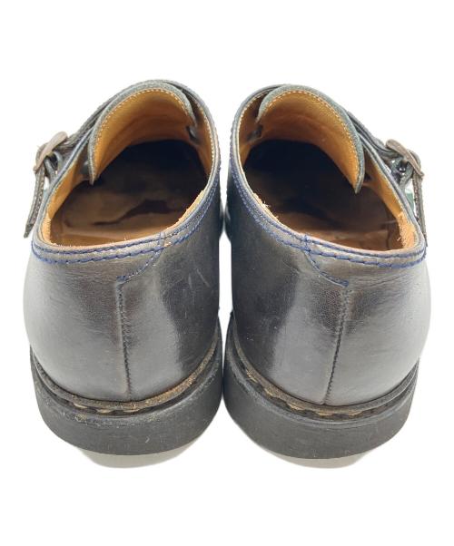 PARABOOT（パラブーツ）PARABOOT (パラブーツ) 7754　WILLIAM　モンクストラップシューズ ブラック サイズ:８の古着・服飾アイテム