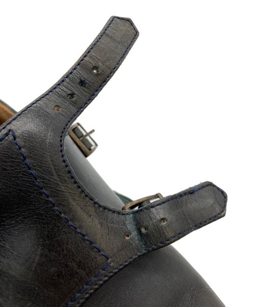 PARABOOT（パラブーツ）PARABOOT (パラブーツ) 7754　WILLIAM　モンクストラップシューズ ブラック サイズ:８の古着・服飾アイテム