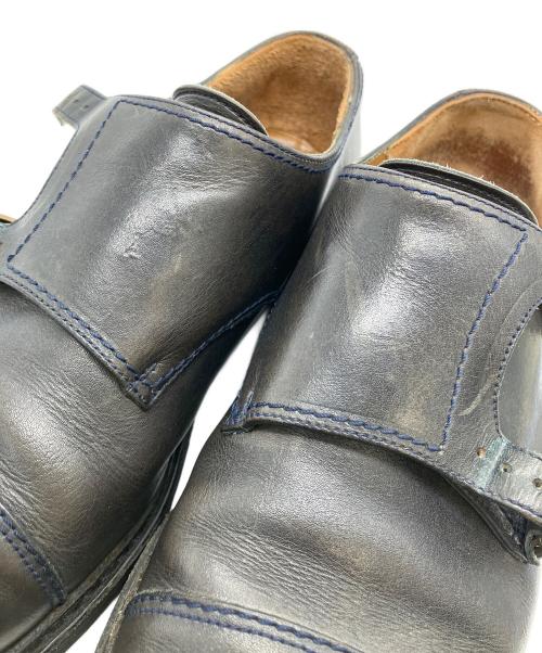 PARABOOT（パラブーツ）PARABOOT (パラブーツ) 7754　WILLIAM　モンクストラップシューズ ブラック サイズ:８の古着・服飾アイテム
