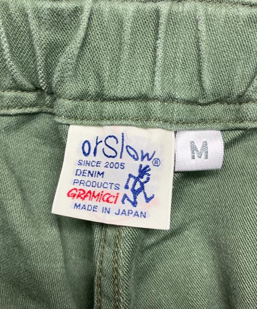 orSlow（オアスロウ）orSlow (オアスロウ) GRAMICCI (グラミチ) GMP-18F712　ベイカーパンツ グリーン サイズ:Mの古着・服飾アイテム