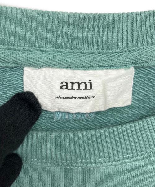 AMI Alexandre Mattiussi（アミアレクサンドルマテュッシ）AMI Alexandre Mattiussi (アミアレクサンドルマテュッシ) スウェット グリーン サイズ:Mの古着・服飾アイテム