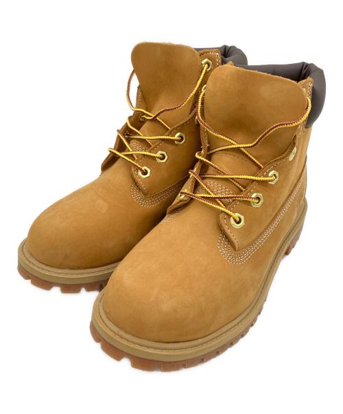Timberland（ティンバーランド）Timberland (ティンバーランド) 6インチ プレミアム ウォータープルーフブーツ ベージュ サイズ:5.5の古着・服飾アイテム