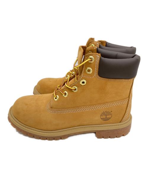 Timberland（ティンバーランド）Timberland (ティンバーランド) 6インチ プレミアム ウォータープルーフブーツ ベージュ サイズ:5.5の古着・服飾アイテム
