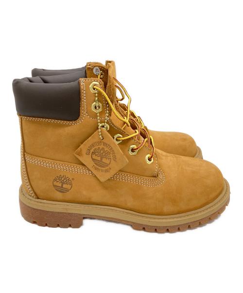 Timberland（ティンバーランド）Timberland (ティンバーランド) 6インチ プレミアム ウォータープルーフブーツ ベージュ サイズ:5.5の古着・服飾アイテム