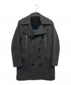 DIESELディーゼル）の古着「ダブルマンフォートコート」｜グレー