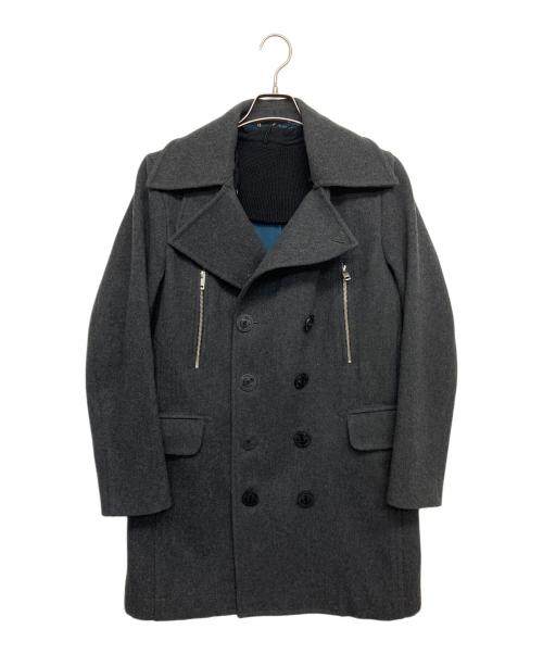 DIESEL（ディーゼル）DIESEL (ディーゼル) ダブルマンフォートコート グレー サイズ:Sの古着・服飾アイテム
