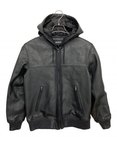 【AVIREX アヴィレックス】ラムレザー 切替 ジャケット Mサイズ 中古・古着通販】AVIREX (アヴィレックス) ラムレザージャケット