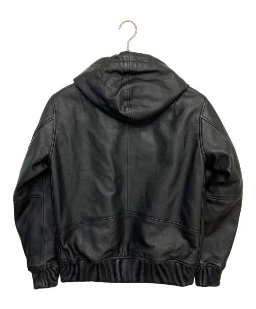 AVIREX（アヴィレックス）AVIREX (アヴィレックス) ラムレザージャケット ブラック サイズ:Mの古着・服飾アイテム