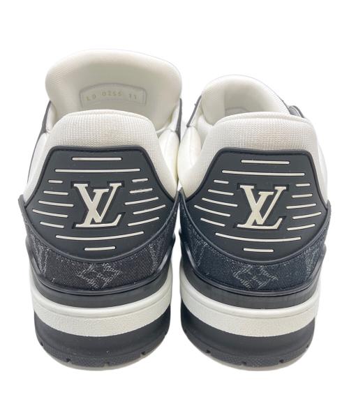 LOUIS VUITTON（ルイ ヴィトン）LOUIS VUITTON (ルイ ヴィトン) LVトレイナースニーカー ホワイト×ブラック サイズ:11の古着・服飾アイテム