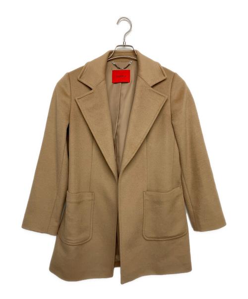 MAX&Co.（マックスアンドコー）MAX&Co. (マックスアンドコー) ガウンチェスターコート ブラウン サイズ:40の古着・服飾アイテム