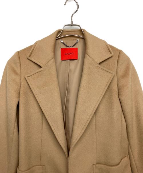 MAX&Co.（マックスアンドコー）MAX&Co. (マックスアンドコー) ガウンチェスターコート ブラウン サイズ:40の古着・服飾アイテム