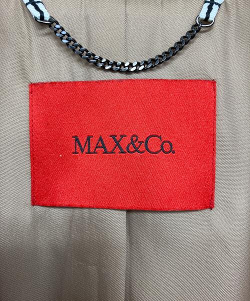 MAX&Co.（マックスアンドコー）MAX&Co. (マックスアンドコー) ガウンチェスターコート ブラウン サイズ:40の古着・服飾アイテム