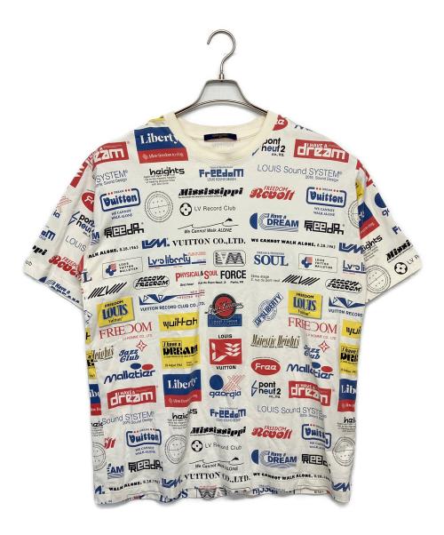 LOUIS VUITTON（ルイ ヴィトン）LOUIS VUITTON (ルイ ヴィトン) オールオーバーロゴプリントTシャツ　19AW　半袖カットソー ホワイト サイズ:XXLの古着・服飾アイテム