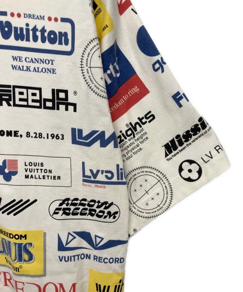 LOUIS VUITTON（ルイ ヴィトン）LOUIS VUITTON (ルイ ヴィトン) オールオーバーロゴプリントTシャツ　19AW　半袖カットソー ホワイト サイズ:XXLの古着・服飾アイテム