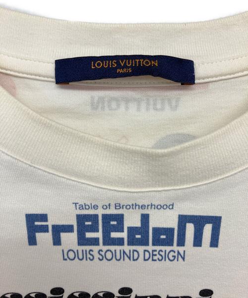 LOUIS VUITTON（ルイ ヴィトン）LOUIS VUITTON (ルイ ヴィトン) オールオーバーロゴプリントTシャツ　19AW　半袖カットソー ホワイト サイズ:XXLの古着・服飾アイテム