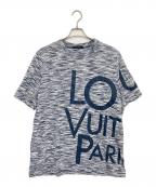 LOUIS VUITTONルイ ヴィトン）の古着「半袖カットソー」｜ネイビー×ホワイト