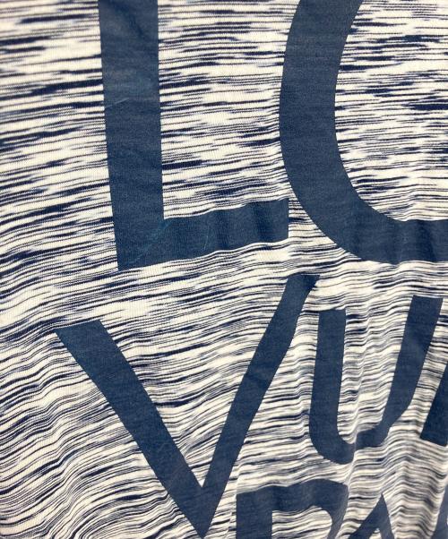 LOUIS VUITTON（ルイ ヴィトン）LOUIS VUITTON (ルイ ヴィトン) 半袖カットソー ネイビー×ホワイト サイズ:XXLの古着・服飾アイテム