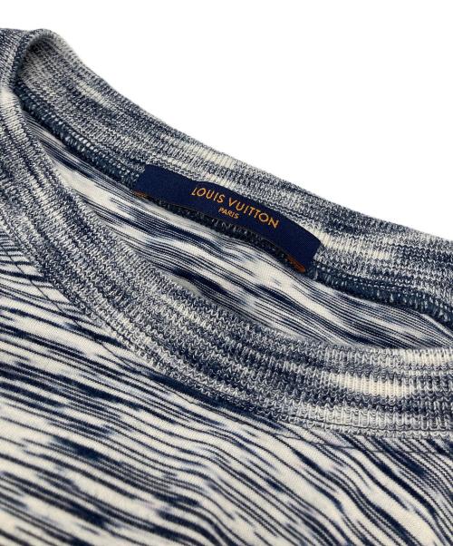 LOUIS VUITTON（ルイ ヴィトン）LOUIS VUITTON (ルイ ヴィトン) 半袖カットソー ネイビー×ホワイト サイズ:XXLの古着・服飾アイテム
