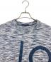 LOUIS VUITTON (ルイ ヴィトン) 半袖カットソー ネイビー×ホワイト サイズ:XXL：20000円