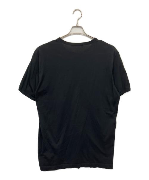 DOLCE & GABBANA（ドルチェ＆ガッバーナ）DOLCE & GABBANA (ドルチェ＆ガッバーナ) JT-G8IV0T　半袖カットソー ブラック サイズ:XLの古着・服飾アイテム
