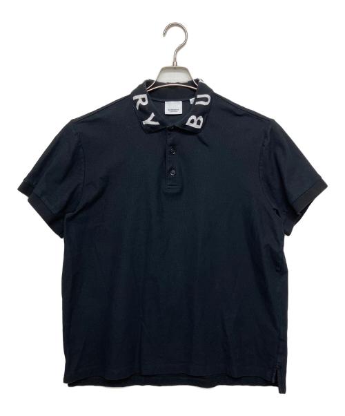 BURBERRY（バーバリー）BURBERRY (バーバリー) ポロシャツ ブラック サイズ:XLの古着・服飾アイテム