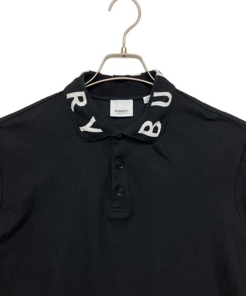 BURBERRY（バーバリー）BURBERRY (バーバリー) ポロシャツ ブラック サイズ:XLの古着・服飾アイテム