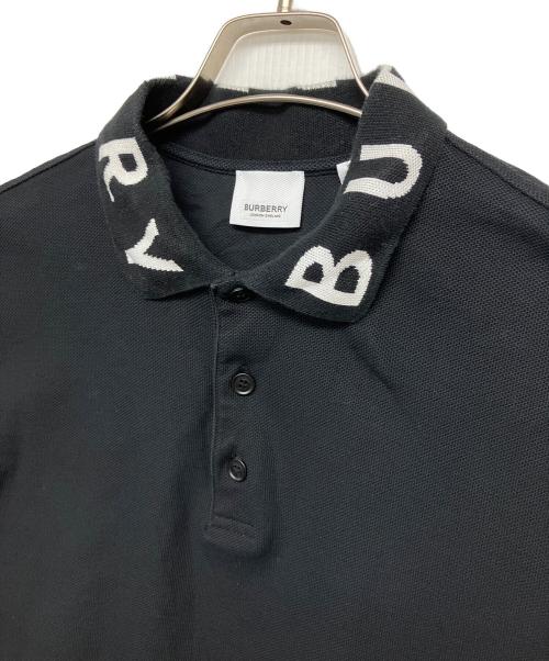 BURBERRY（バーバリー）BURBERRY (バーバリー) ポロシャツ ブラック サイズ:XLの古着・服飾アイテム