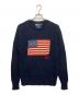 POLO RALPH LAUREN（ポロ・ラルフローレン）の古着「星条旗ニット」｜ネイビー