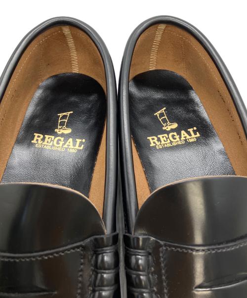 REGAL（リーガルスタンダーズ）REGAL (リーガル) コインローファー ブラック サイズ:24.5cmの古着・服飾アイテム